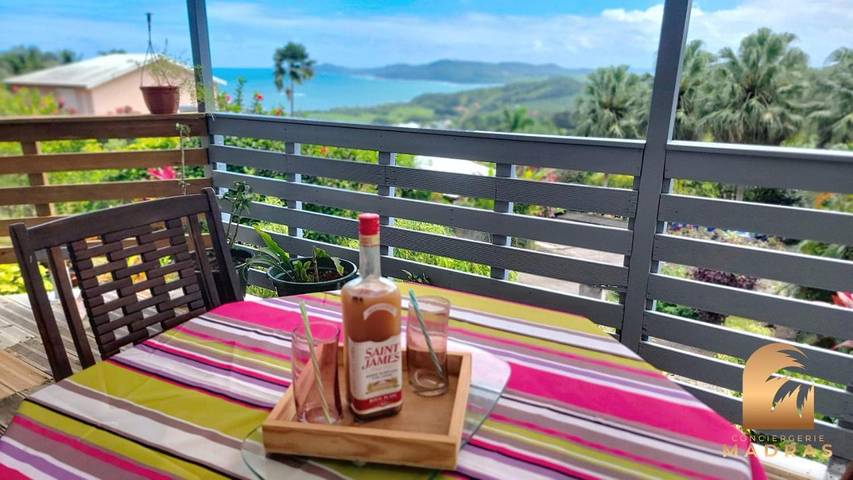 Gîte pour 5 personnes, avec jardin et vue à Sainte-Marie