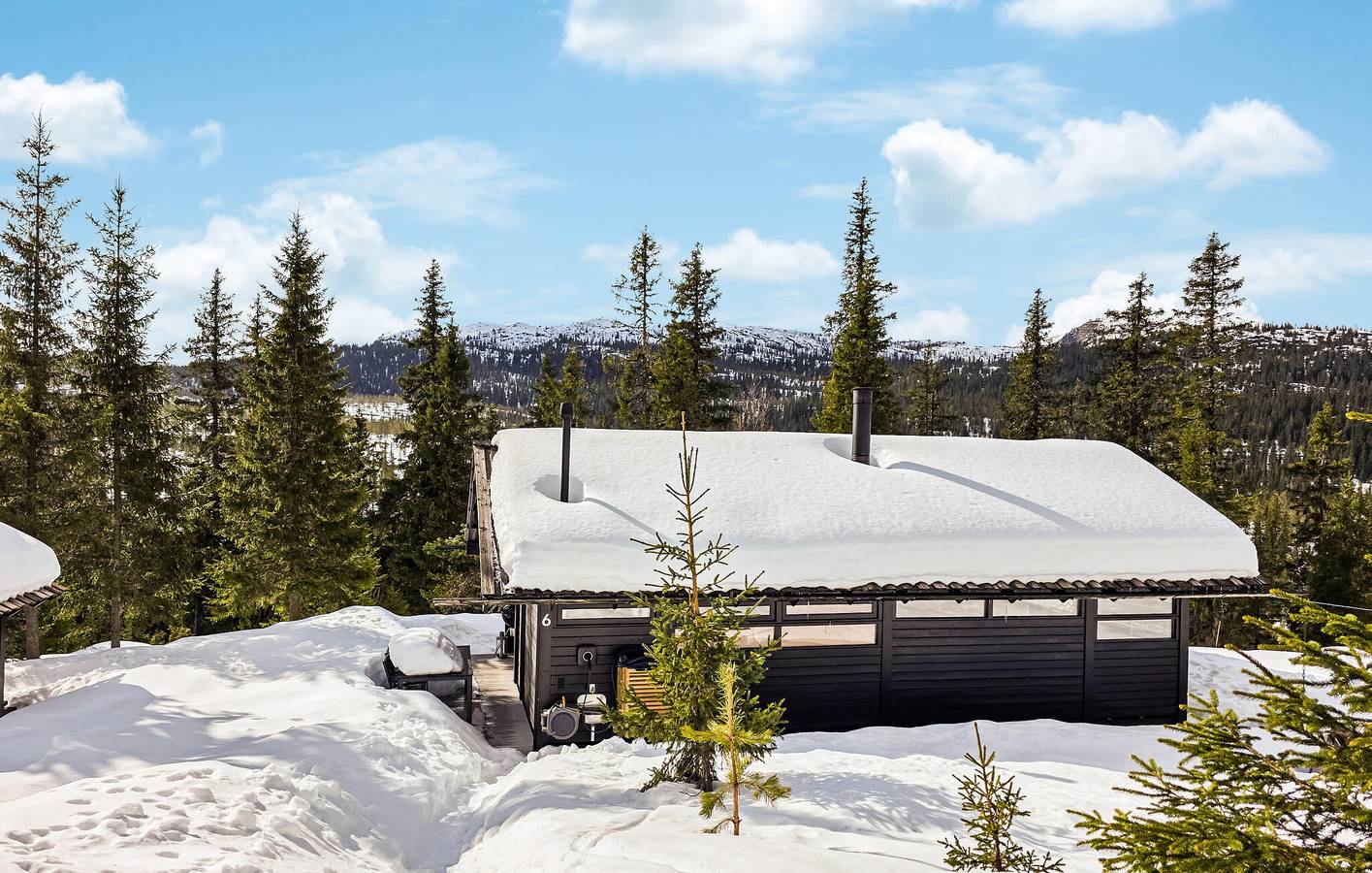Ferienhaus für 8 Personen mit Garten in Sigdal