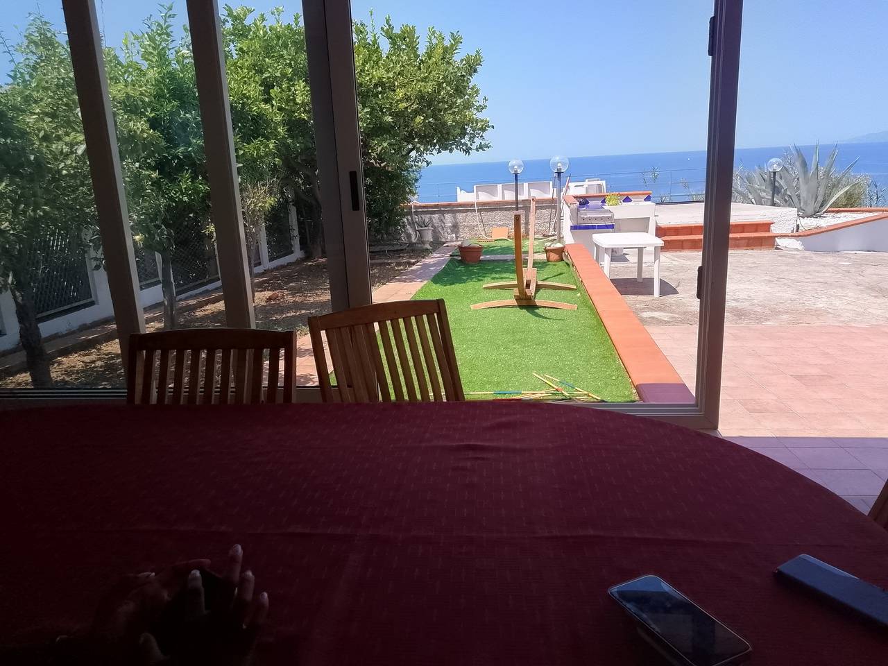 Maison de vacances 'Vista Mare Con Giardino' avec vue sur la mer, Wi-Fi et climatisation in Praia a Mare, Côte Tyrrhénienne Calabre