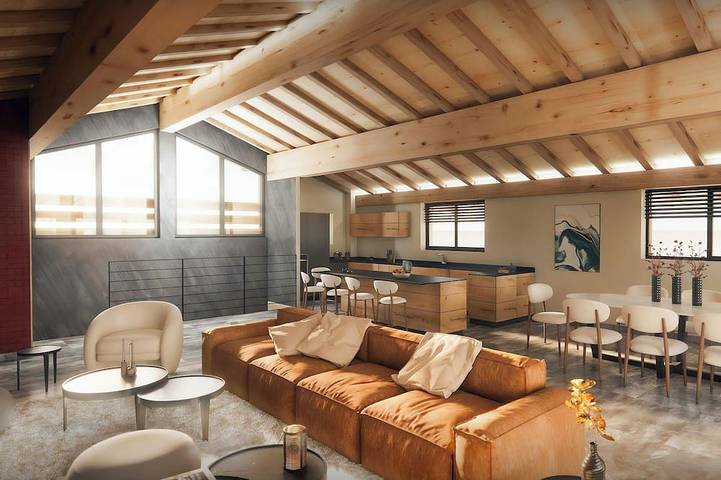 Gîte pour 8 personnes, avec jacuzzi ainsi que sauna et jardin, animaux acceptés à Marlens - 4