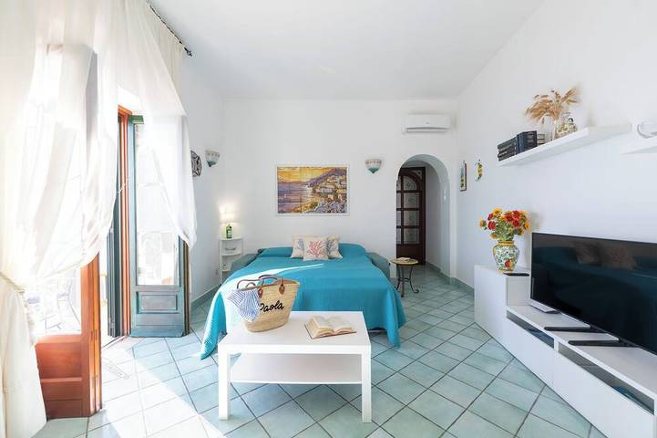 Geheel appartement, Appartement met balkon met zeezicht in Tovere, Amalfi