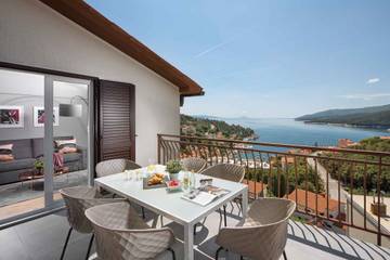 Ferienwohnung für 6 Personen, mit Balkon, mit Haustier in Rabac