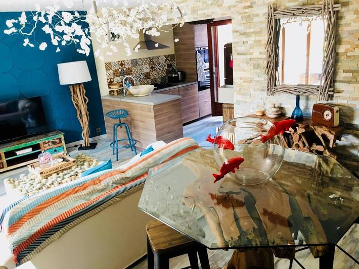 Gîte pour 4 personnes, avec vue et terrasse, animaux acceptés dans Port du Brusc - 3