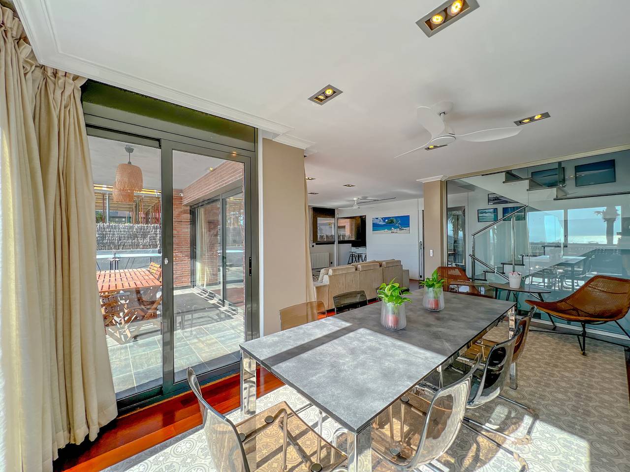 Villa para 8 pers. con piscina privada en Caldes d'Estrac in Supermaresme, Caldetas