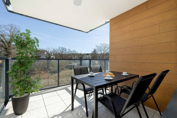 Ganze Wohnung, Stylish Apartment in Miedzyzdroje | Balcony and Parking in Międzyzdroje, Misdroy (Gemeinde)