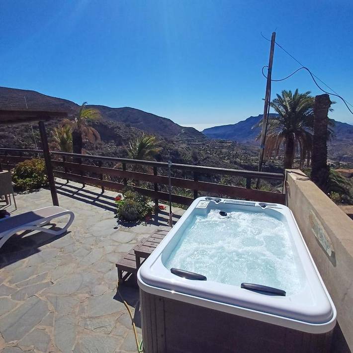 Finca für 3 Personen, mit Terrasse und Garten sowie Ausblick in El Morisco