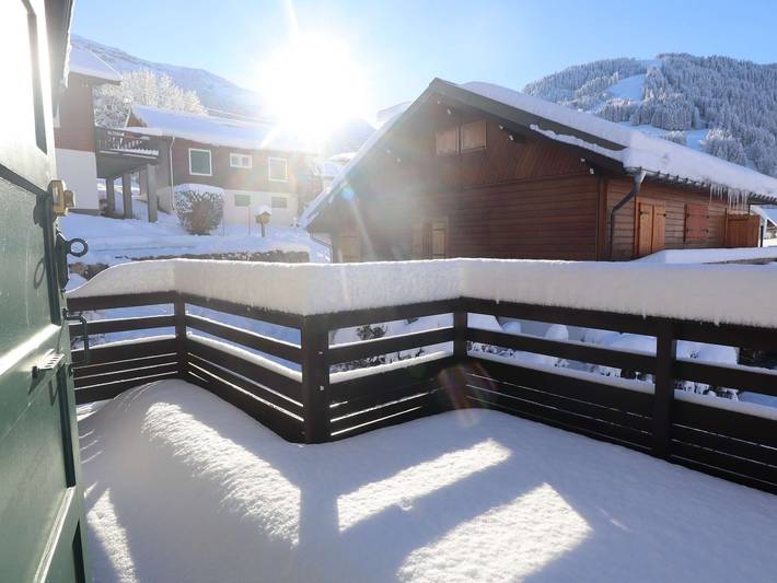 Chalet pour 12 personnes, avec balcon