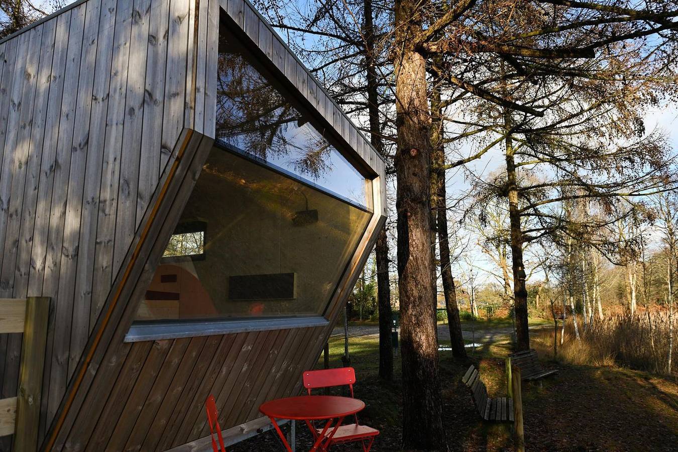 Nachhaltiges Sleep Space von Green Tiny Houses mit Seeblick in Friesland in Jever, Südliche Nordseeküste