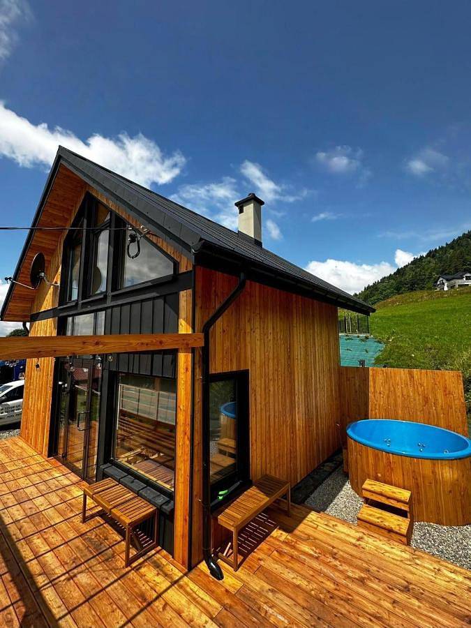 Apartament wakacyjny dla 12 osób, z Balkon i Taras oraz Ogród i Widok w Laskowa - Kamionna