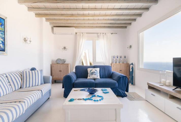 Margarita House Ornos – Stilvolles Haus mit Meerblick und Nähe zum Strand in Mykonos