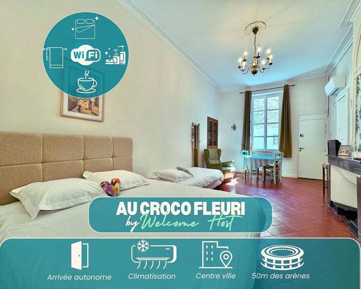 Gîte pour 3 personnes, avec terrasse dans Arenes De Nimes