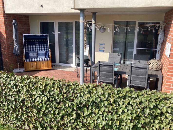 Ferienwohnung für 3 Personen, mit Balkon und Balkon/Terrasse sowie Terrasse in Wingst - 4