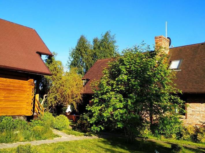 Dom dla 6 osób, z Balkon i Widok na jezioro w Gardno