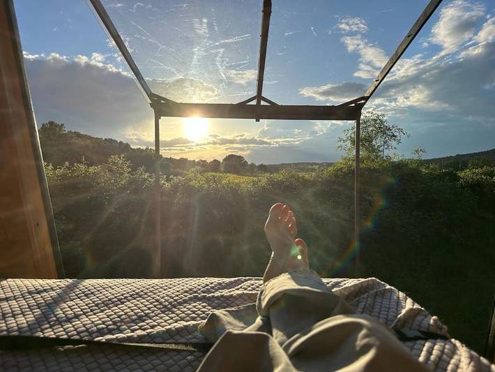 Gîte pour 2 personnes, avec Terrasse et Vue à Uchaux