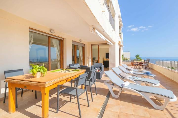 Ferienwohnung für 6 Personen, mit Meerblick und Terrasse sowie Kinderpool und Pool in Marbella - 3