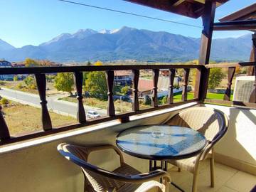 Gîte pour 2 personnes, avec vue et balcon, animaux acceptés dans Bansko