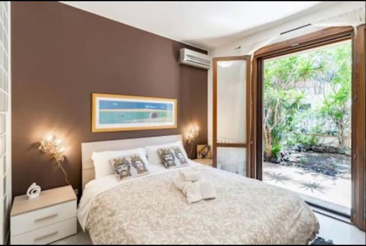 Appartement de vacances pour 3 personnes, avec jardin