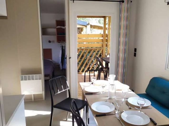 Mobil home pour 8 personnes, avec terrasse et piscine à Laurens - 3