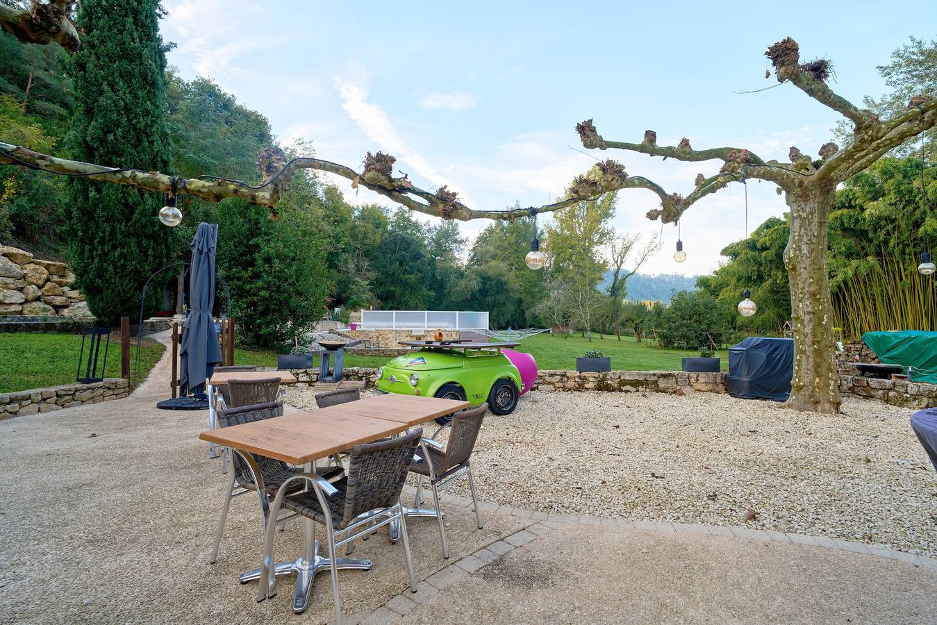 Havre de paix en Dordogne – Gîte L'Échappée, pequeña casa acogedora con piscina y terraza in Campagne, Périgord Noir