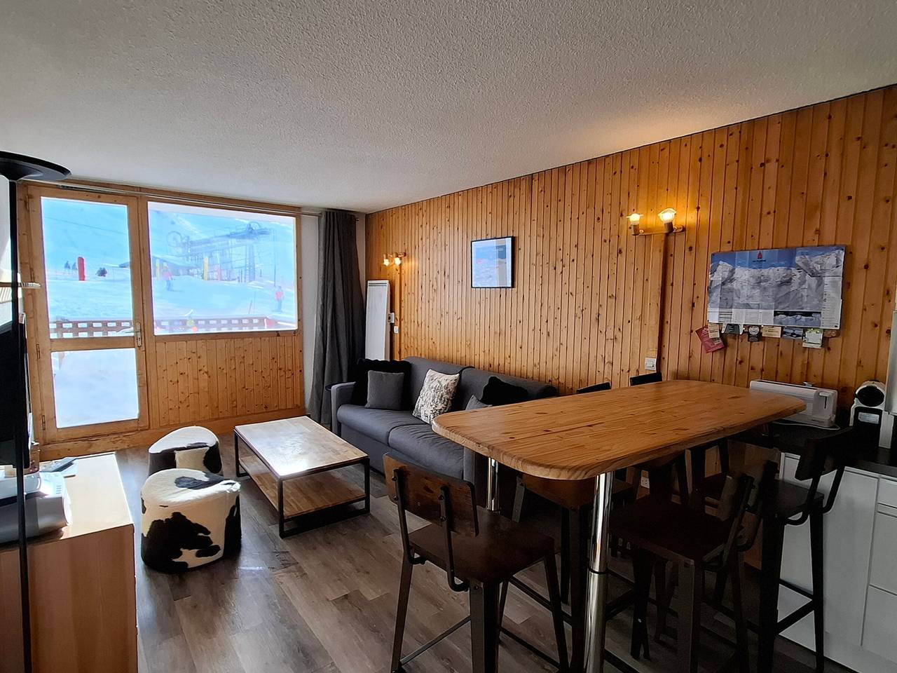 Entire apartment, Duplex Apartment 2 Rooms · Ski-in/Ski-out · Terrace in Plagne Villages, La Plagne-Tarentaise