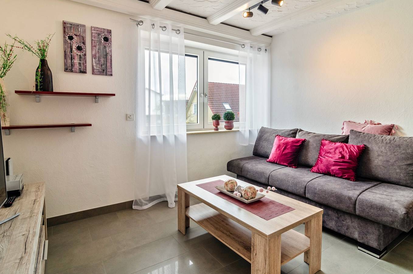 Appartement entier, Appartement "Lindau" de 62 m² à Sipplingen, balcon couvert in Sipplingen, Region Bodensee-Oberschwaben