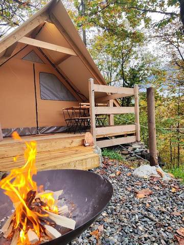 Bungalow für 2 Personen, mit Garten und Ausblick in der Lombardei