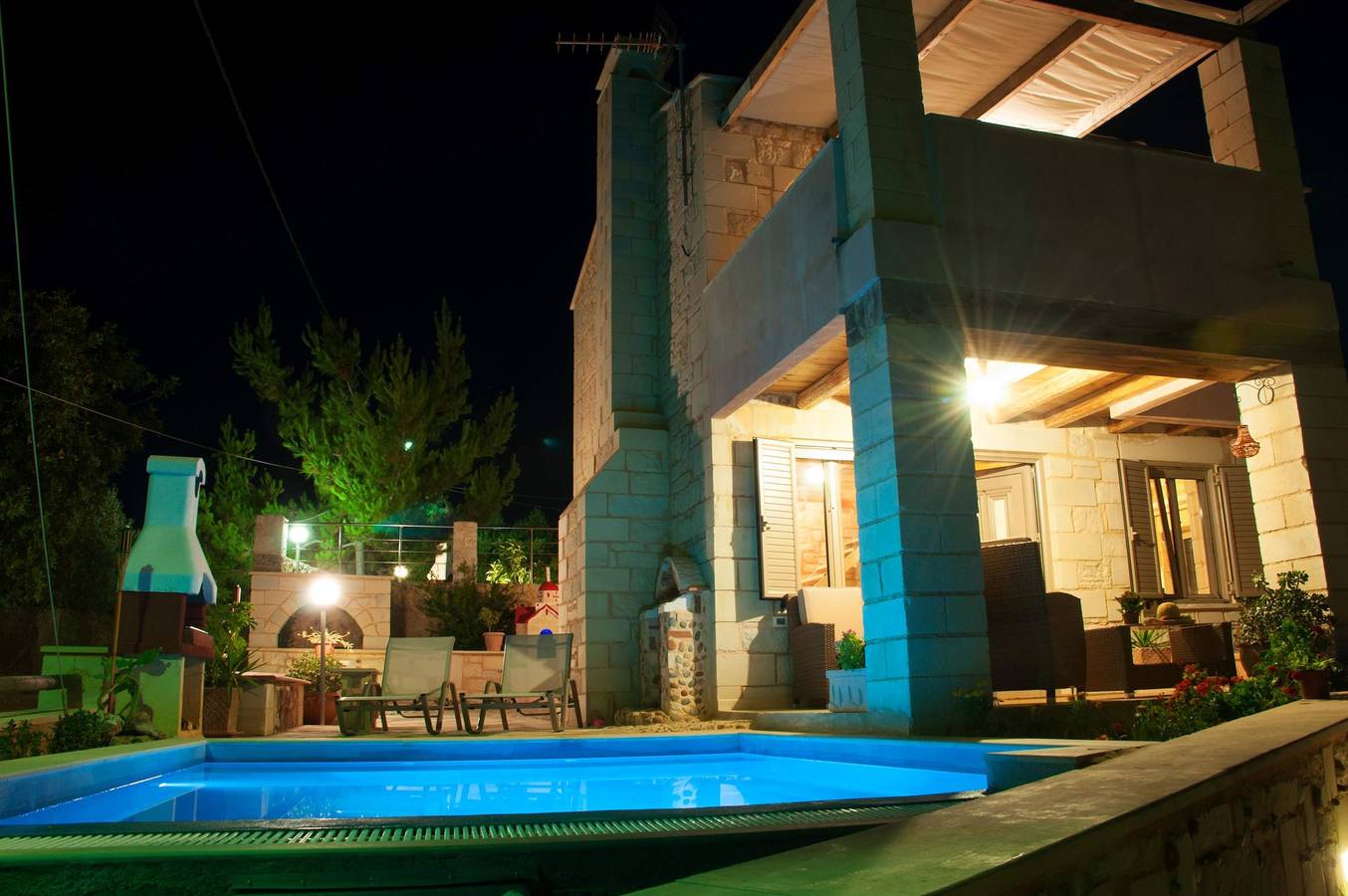 Chalet para 4 personas con jardín in Kato Stalos, Agia Marina