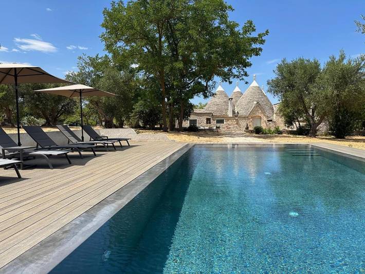 Ferienhaus für 9 Personen, mit Ausblick und Garten sowie Pool - 1