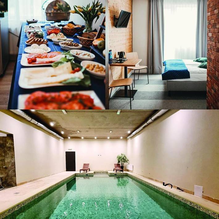 Hotel dla 2 osób, z ogród i basen w Stegna Polska