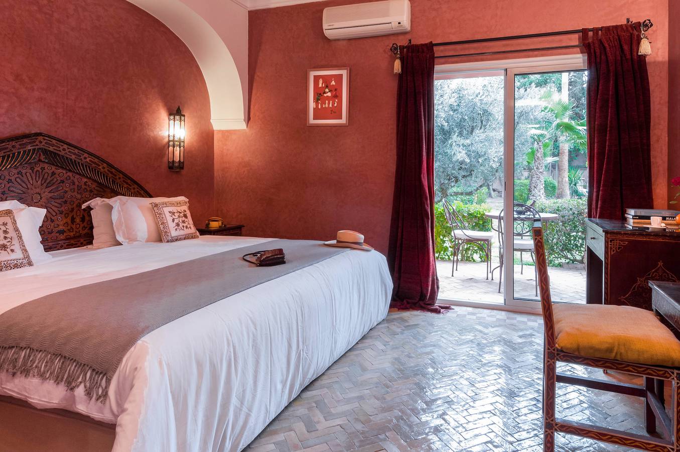 Habitación doble en una encantadora villa en el corazón del palmeral de Marrakech in Annakhil, Marrakech
