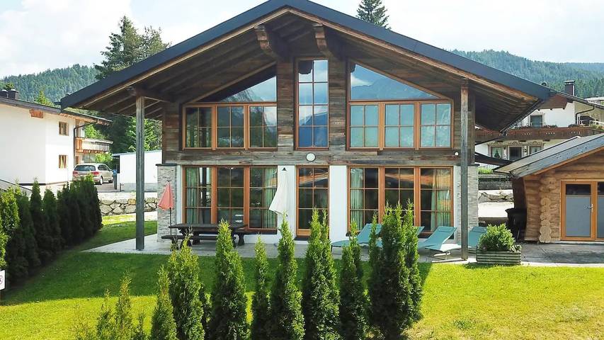 Ferienhaus für 7 Personen, mit Sauna und Terrasse, mit Haustier