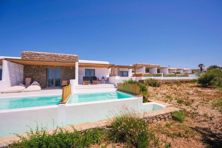 Chambre d’hôte pour 2 personnes, avec vue ainsi que piscine et jardin dans Mykonos - 3