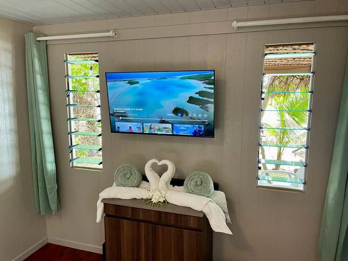 Location de vacances pour 2 personnes, avec jardin et vue dans Rangiroa - 3