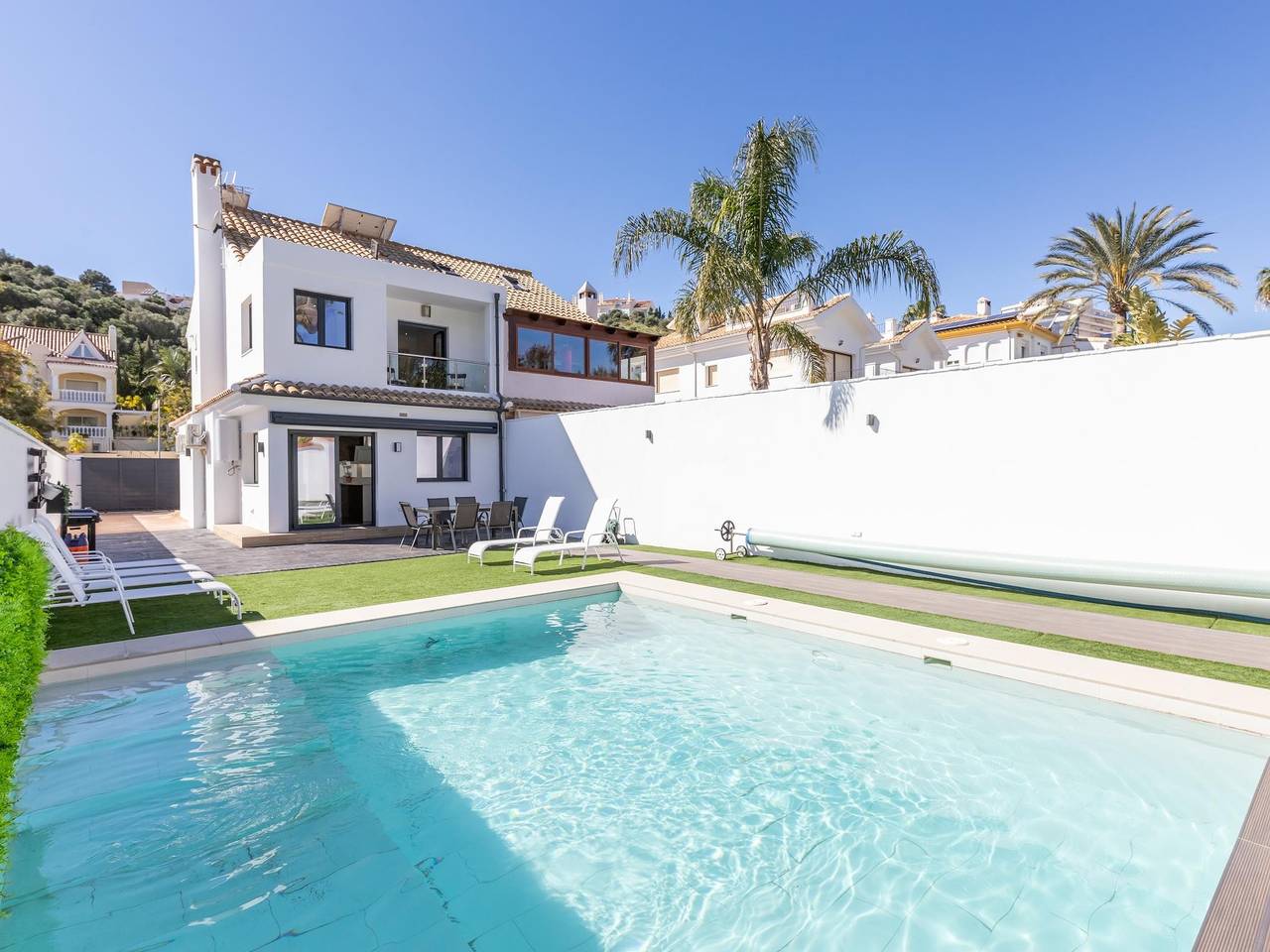 Maison de vacances pour 10 personnes avec jardin in Torrequebrada, Benalmádena