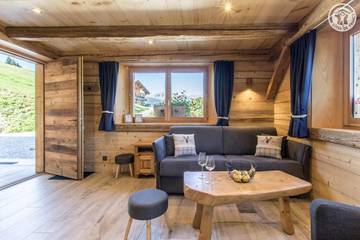 Gîte pour 4 personnes, avec jacuzzi et sauna à Combloux