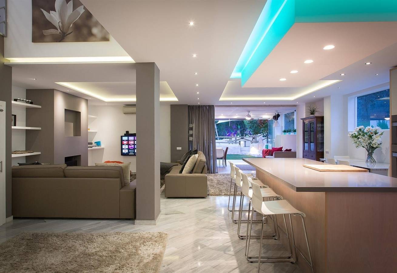 Vakantiehuis 'Casa Eucalyptus Family Home' met Uitzicht op Zee, Wi-Fi en Airconditioning in Vista Azur, Estepona