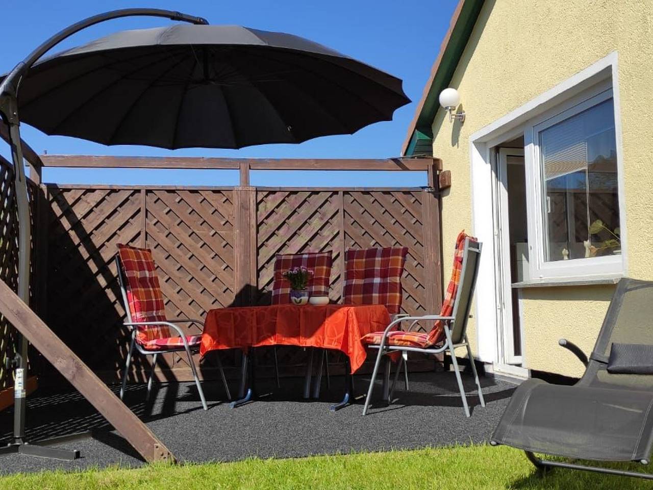 Ganze Ferienwohnung, Garten-Ferienhaus Biendorf Ot Westenbrügge - 3-Raum-Ferienhaus (max 3 Pers, 63m²) mit Gartenterrasse in Biendorf, Neubukow-Salzhaff