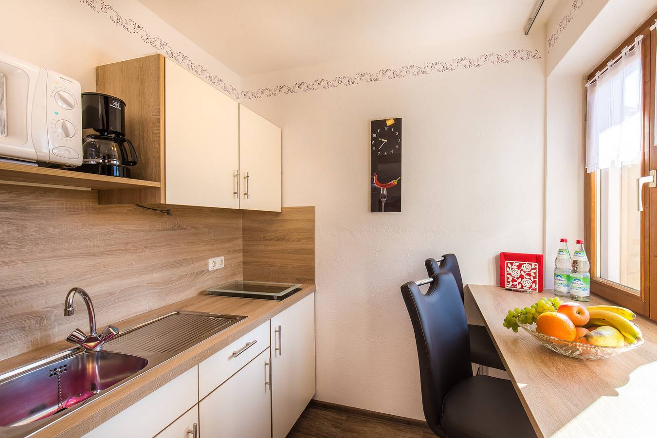 Ganzes Studio, Einzimmerapartment 'Gästehaus Wolfgang Mittersee -4-' mit Bergblick, Balkon und Wi-Fi in Ruhpolding, Bayerische Alpen