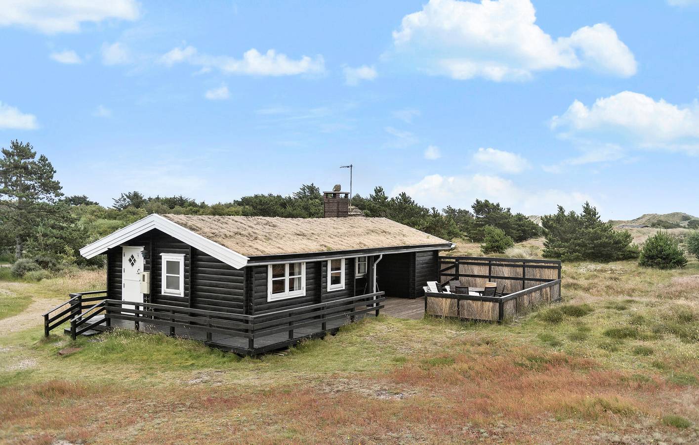 Ferienhaus für 6 Personen mit Terrasse in Sønderho, Wadden Sea National Park