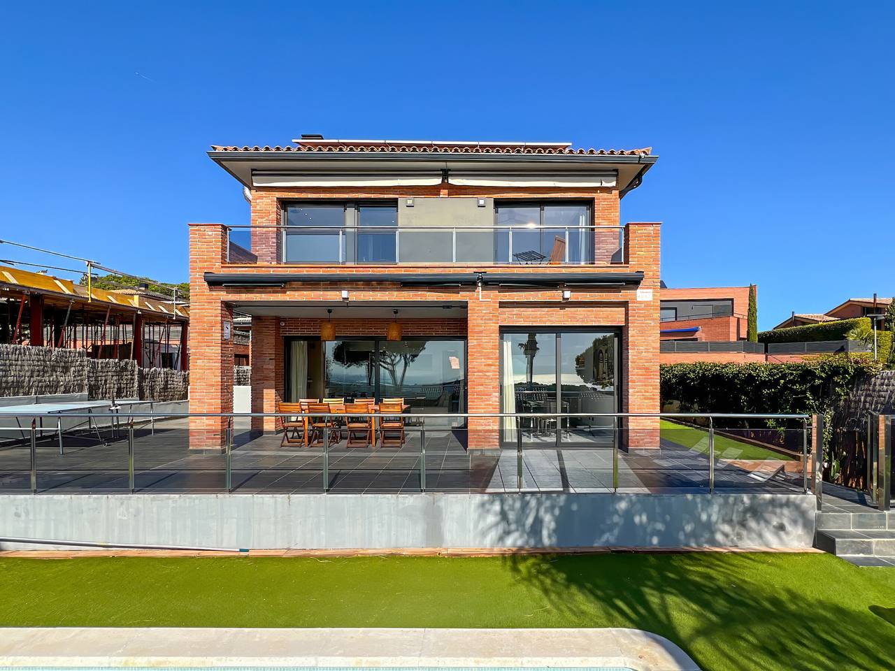 Villa para 8 pers. con piscina privada en Caldes d'Estrac in Supermaresme, Caldetas