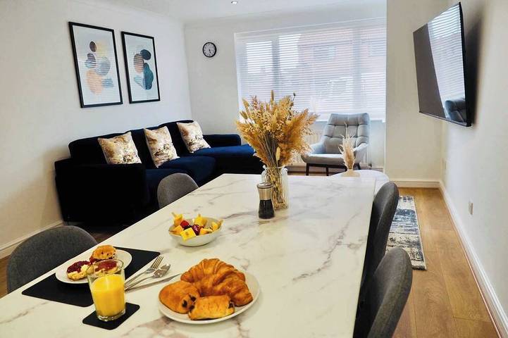 Ferienhaus für 4 Personen, mit Balkon und Garten