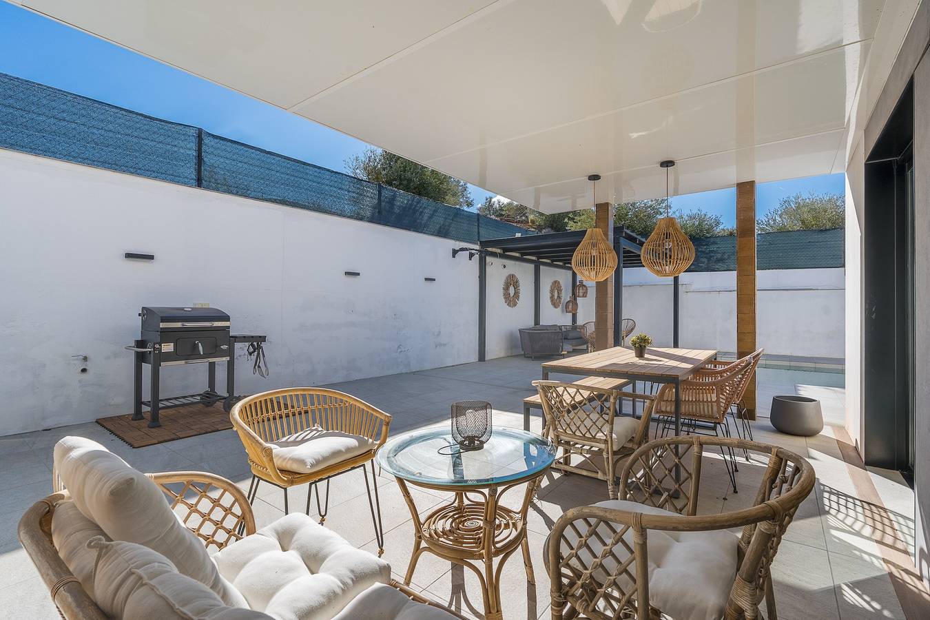 Ferienhaus 'Ihr Privates Paradies mit Pool' mit Bergblick, Wlan und Klimaanlage in Albolote, Granada Provinz