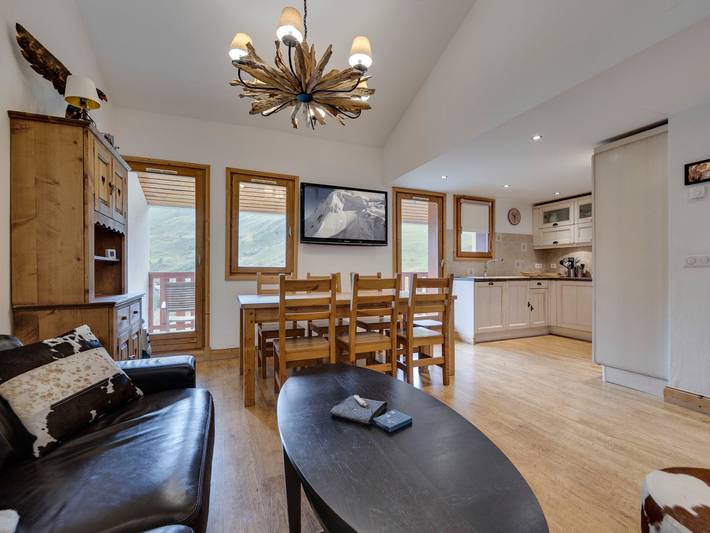 Appartement de vacances pour 8 personnes, avec Balcon ainsi que Sauna et Vue sur le lac