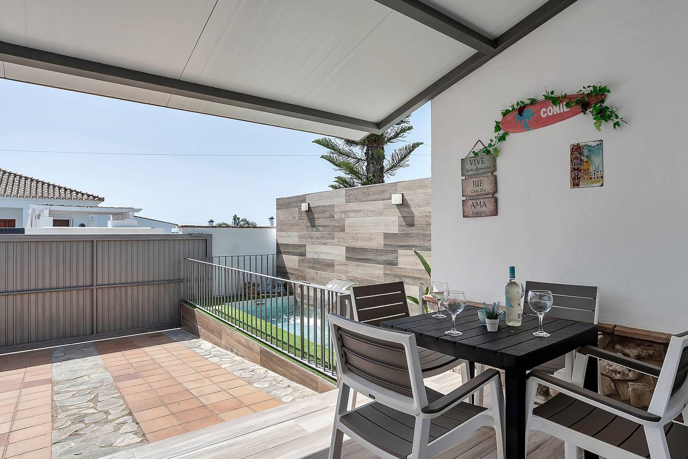 Casa de vacaciones 'Casa Sol De Conil' con piscina privada, terraza privada y Wi-Fi in Conil de la Frontera, Costa de la Luz