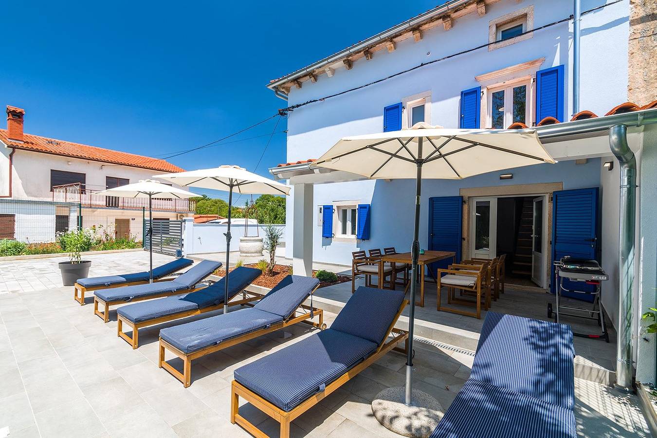 Villa voor 6 personen met balkon/terras in Barban, Zuidkust Istrië