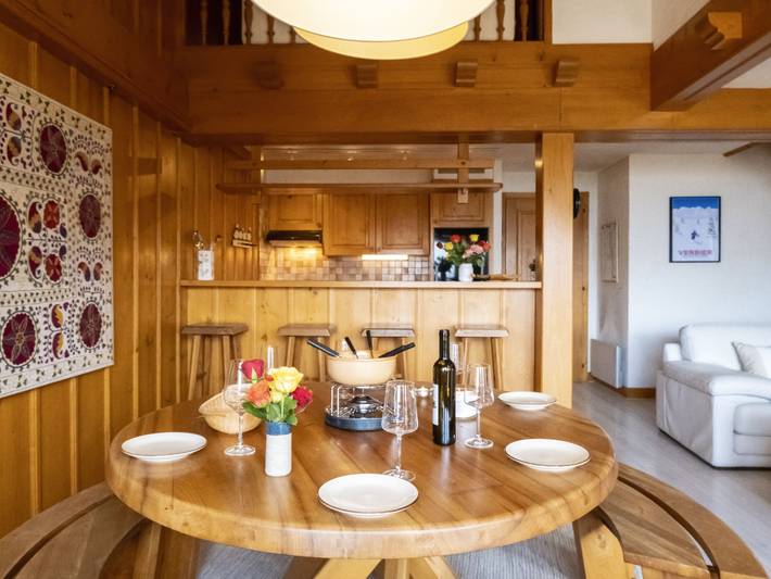 Gîte pour 6 personnes, avec balcon à Verbier - 3