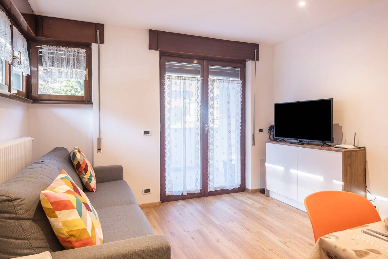 Appartement entier, Appartement "Casa Muffolina" avec vue sur les montagnes, balcon et Wi-Fi in Alba (Canazei), Canazei
