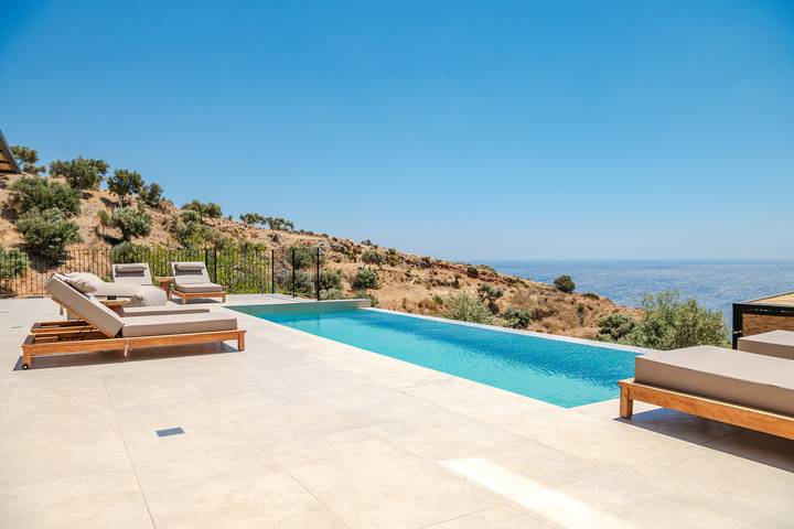 Ferienhaus für 7 Personen, mit Meerblick und Balkon sowie Whirlpool und Terrasse in Rethymno und Umgebung - 4