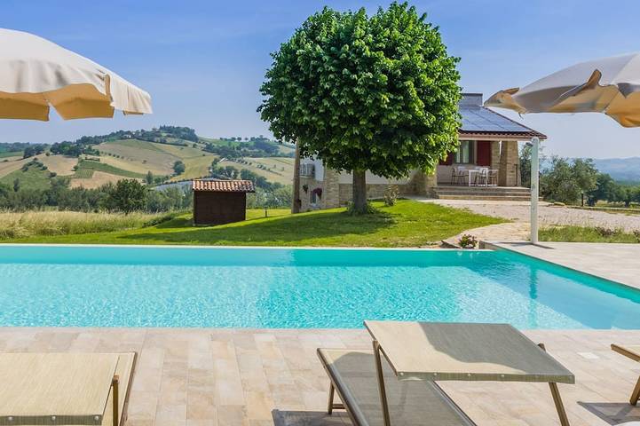 Ferienhaus für 8 Personen, mit Garten