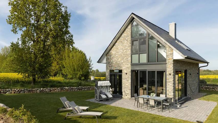 Ferienhaus für 5 Personen, mit Garten und Sauna